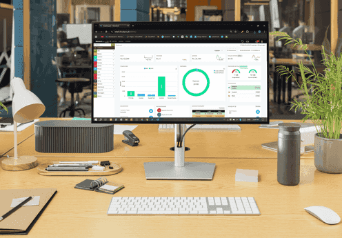 Quotation management system analytics dashboard displaying quotation performance, sales insights, conversion metrics, and business reports.