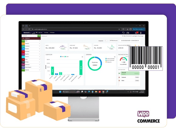 WooCommerce Integration with CloudPOS in Pakistan mockup