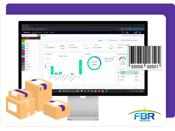 FBR POS Integration with CloudPOS in Pakistan mockup