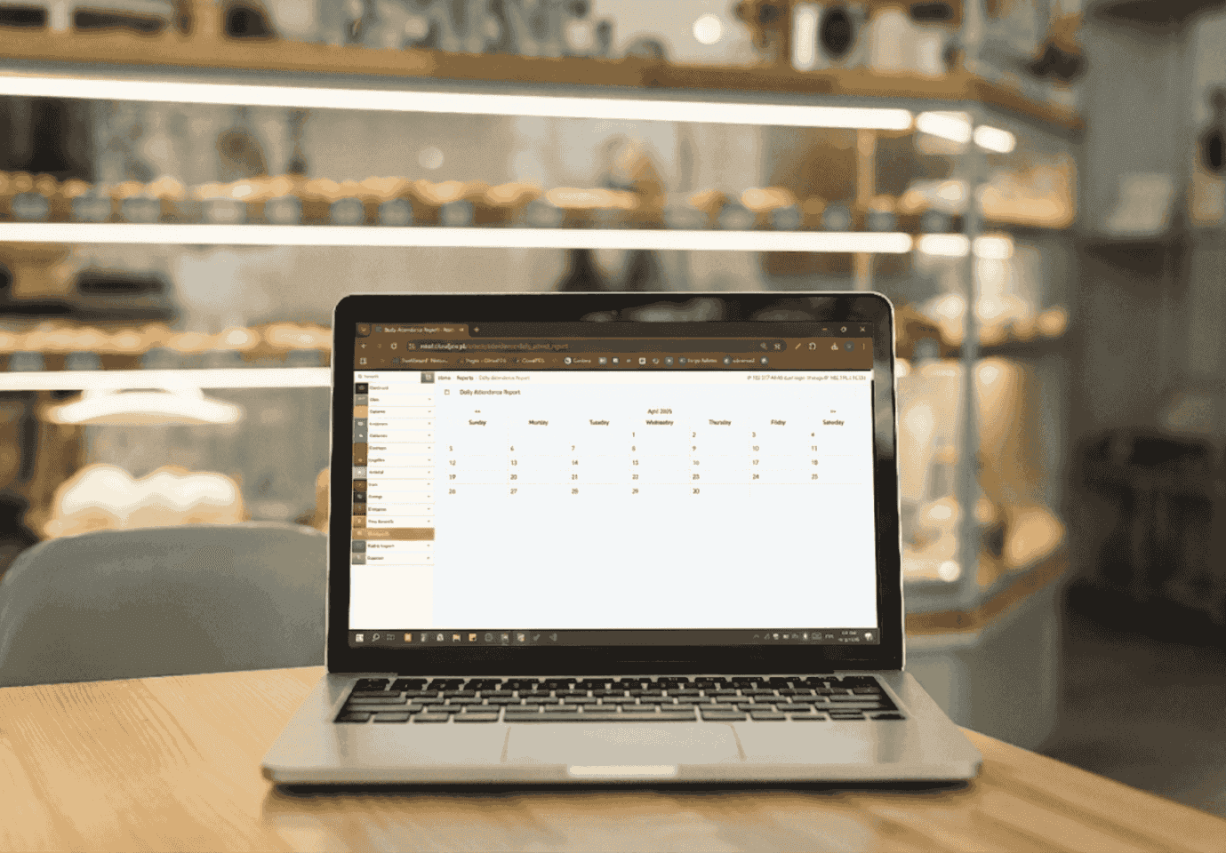 HR management system with analytics dashboard for workforce insights and performance tracking.