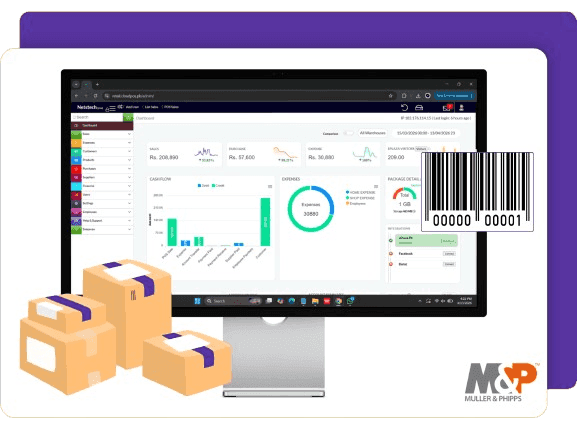 M&P Integration with CloudPOS in Pakistan mockup