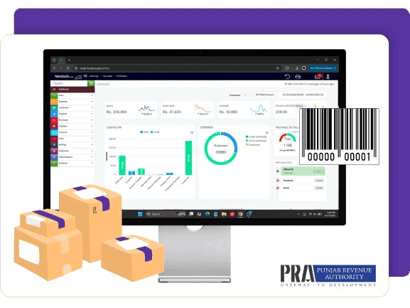 Free PRA POS Integration Services with CloudPOS in Pakistan mockup