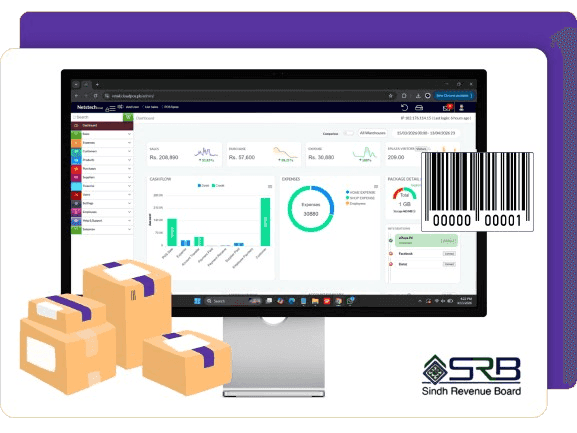 SRB POS Integration with CloudPOS in Pakistan mockup