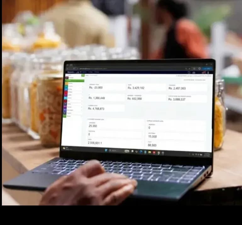 Smart analytics and AI-powered insights with the best supermarket POS software to improve business performance and decision-making.
