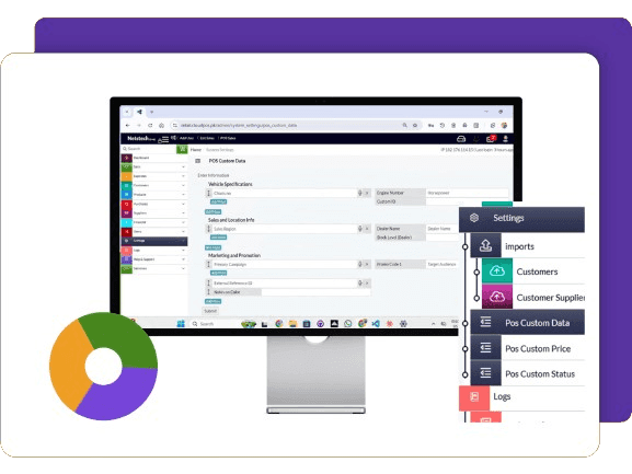 Features of CloudPOS Custom Data  mockup