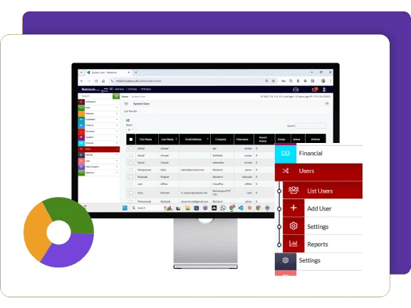 Features of CloudPOS User Management mockup