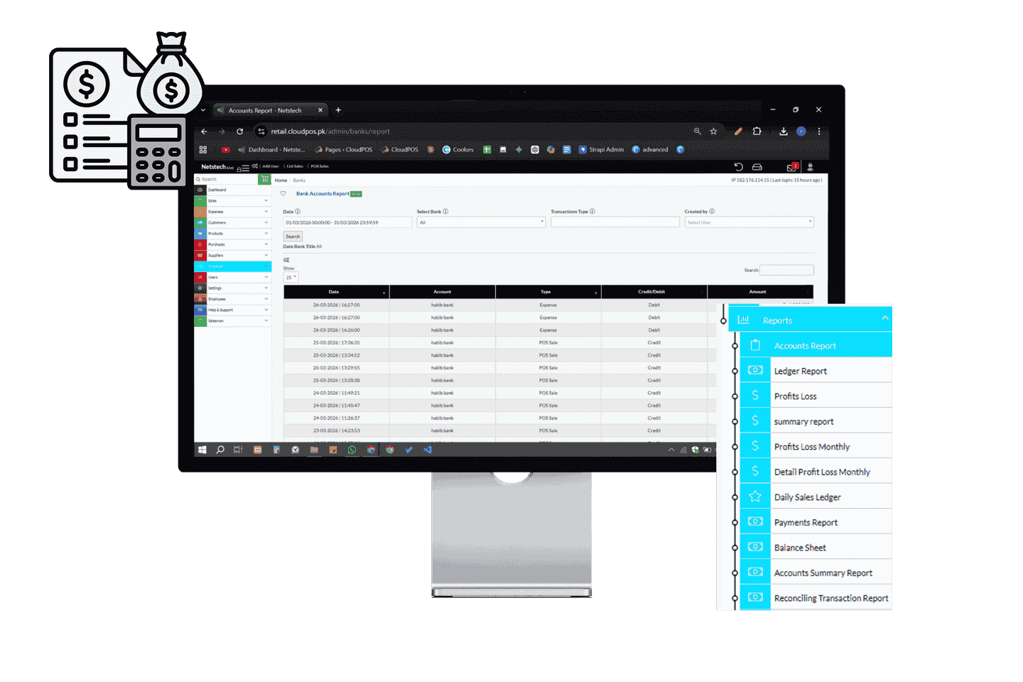 Financial management software with expense tracking and accurate cost management.