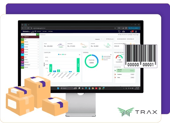 Trax Integration with CloudPOS in Pakistan mockup