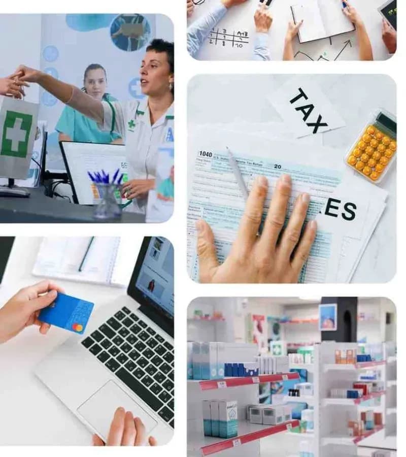 Pharmacy POS software with Pharmacy Management Software for e-commerce integration, tax automation, and online order management.