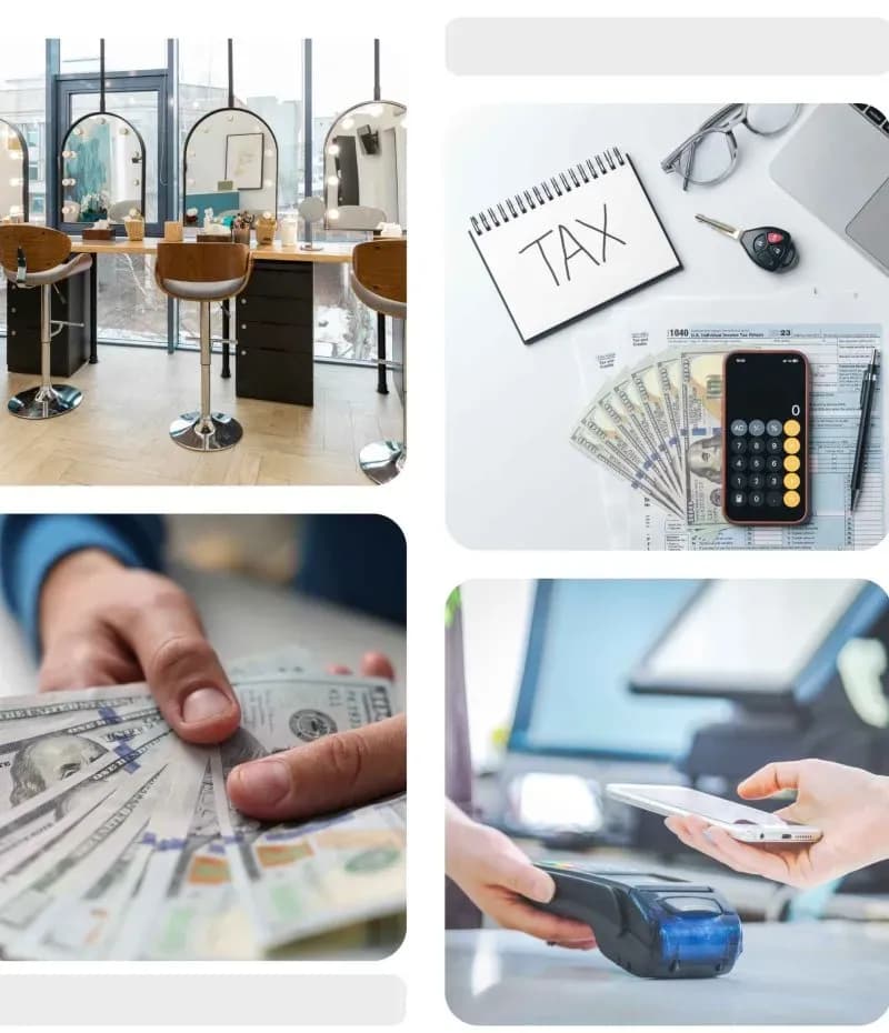 E-commerce and tax integration with Hair Salon Management Software for seamless online bookings and accurate tax management.
