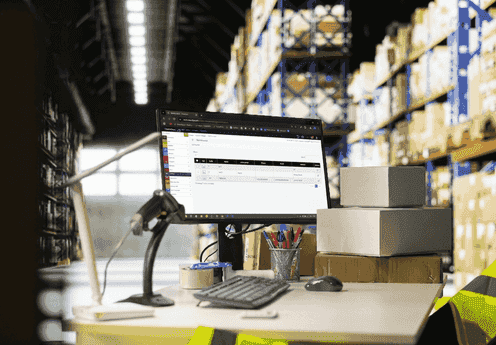 Warehouse management system performance overview with inventory insights and analytics.