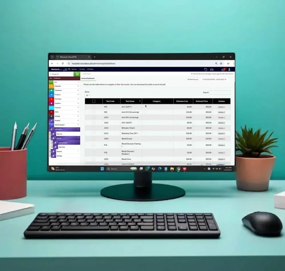 Medical laboratory software with Medical Laboratory Software for AI-powered reporting, real-time analytics, and diagnostic insights.