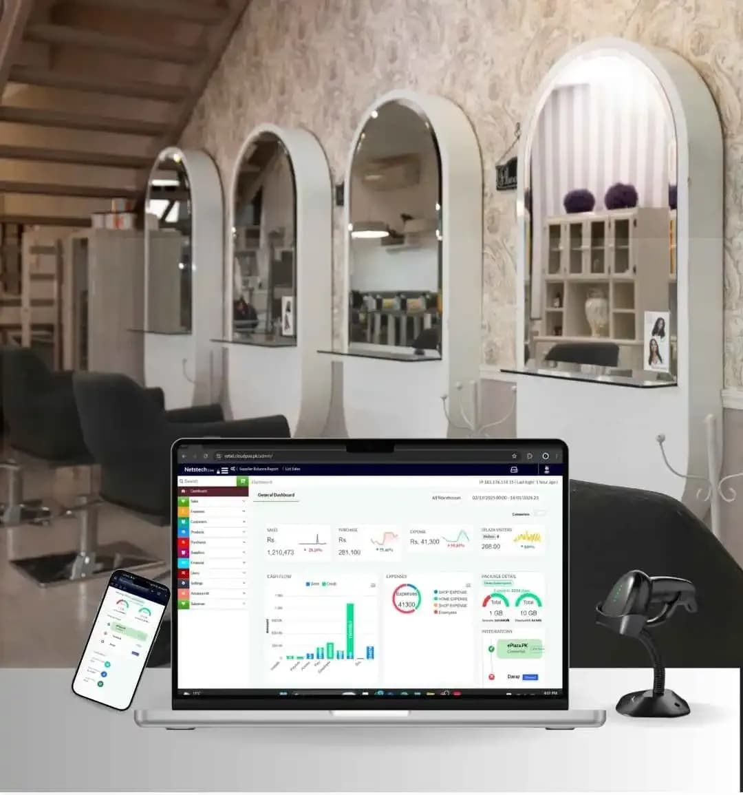 AI-powered reporting with Hair Salon Management Software for smarter business insights.