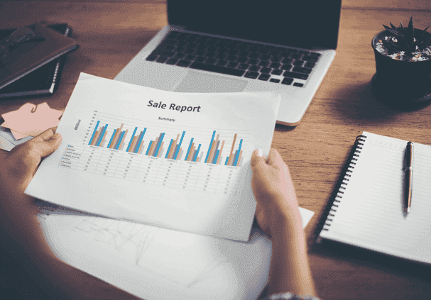 Accounts management system with sales and profit analysis for business insights.