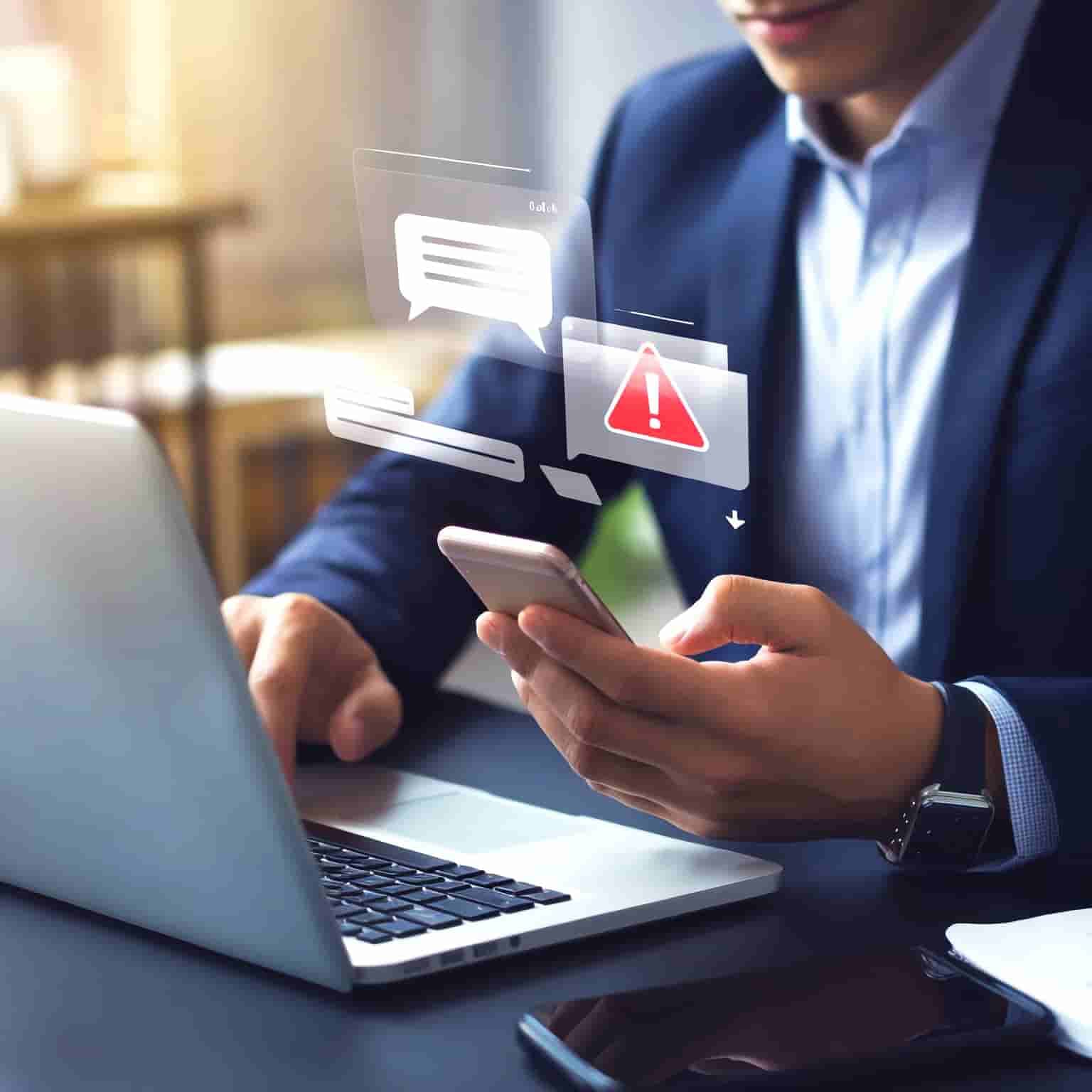 Advanced accounting system with account alerts for timely financial updates and notifications.