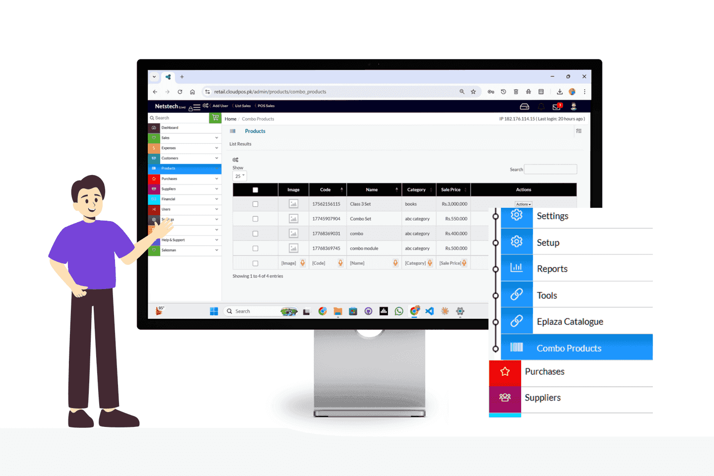 Combo module with easy combo creation and flexible product bundle management.