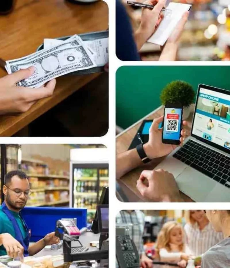 Grocery POS system with e-commerce integration, automated tax management, online orders, and synchronized inventory for seamless retail operations.