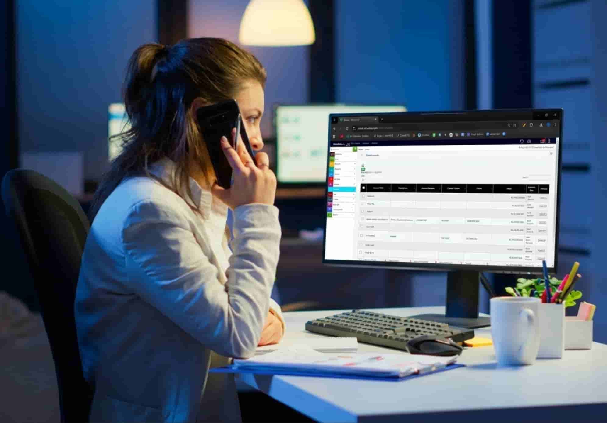 Financial management software with analytics dashboard for financial insights and performance tracking.