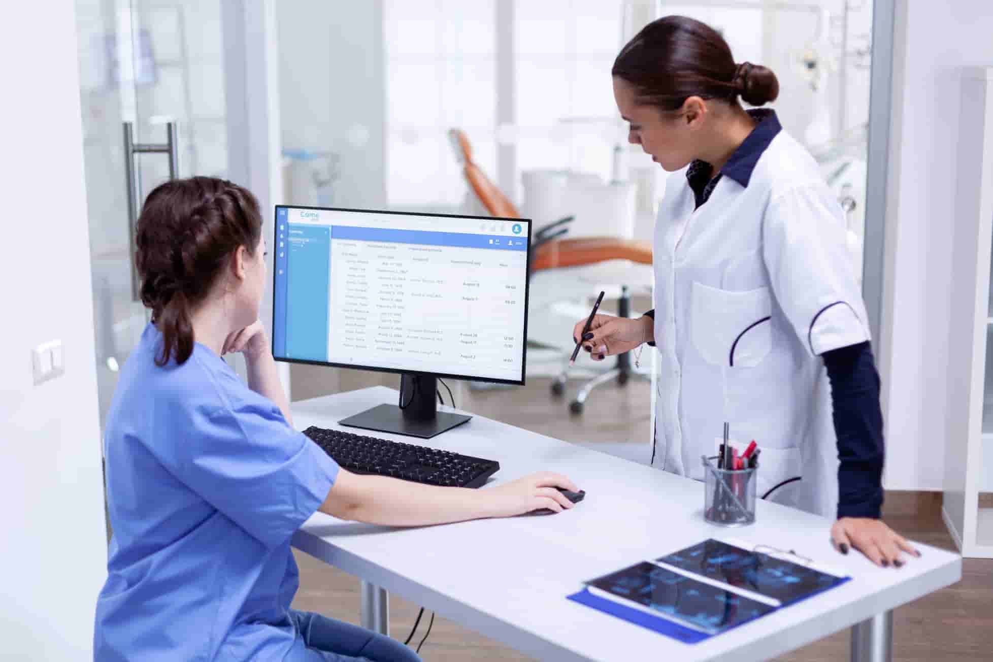 **ALT:** Custom reporting dashboard for hospital management insights and analysis.