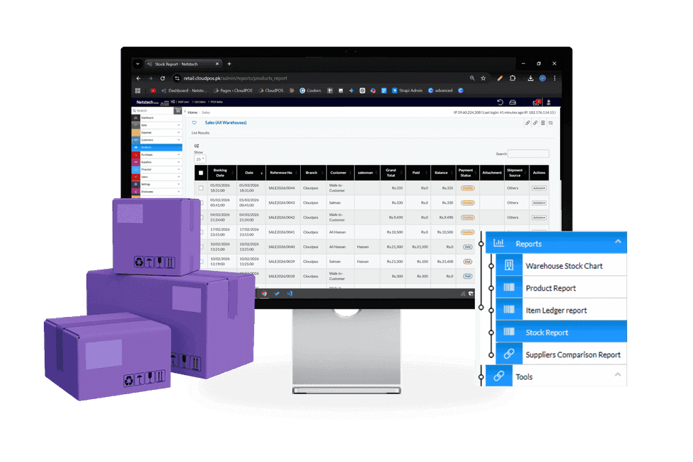 Business reporting software with inventory reporting, stock analysis, and real-time inventory performance insights for better decisions.