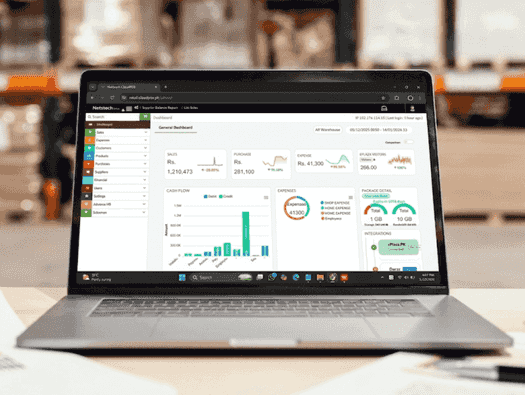 Distributor dashboard with sales, orders, inventory, and business insights.