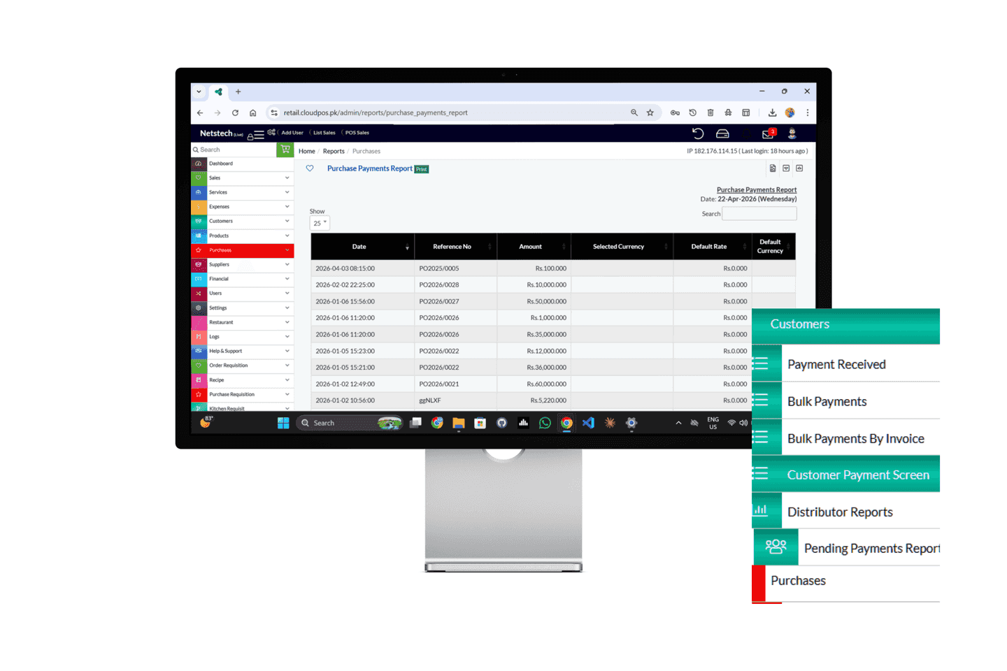 Payment system for distributor transactions and payment tracking.