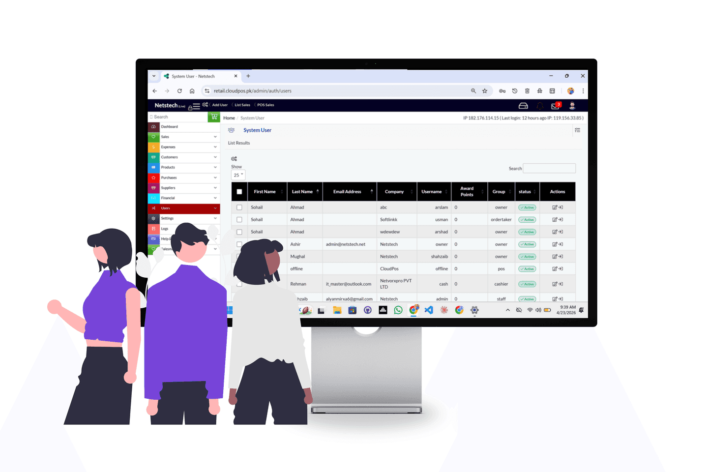 Store configuration settings with business details, regional preferences, and operational setup options.