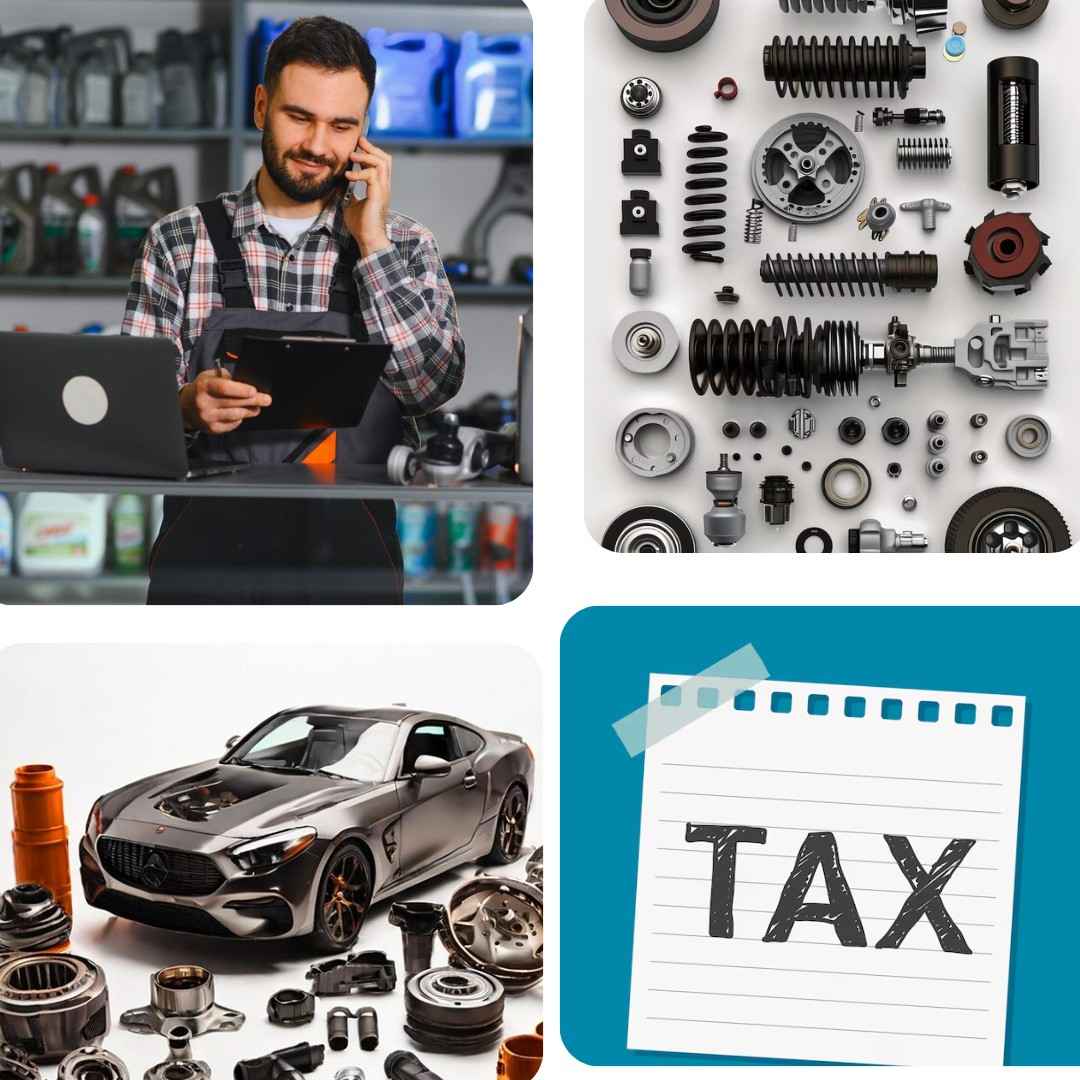 Auto Spare Parts Software with ecommerce and tax integration for smooth order management and compliance in workshops