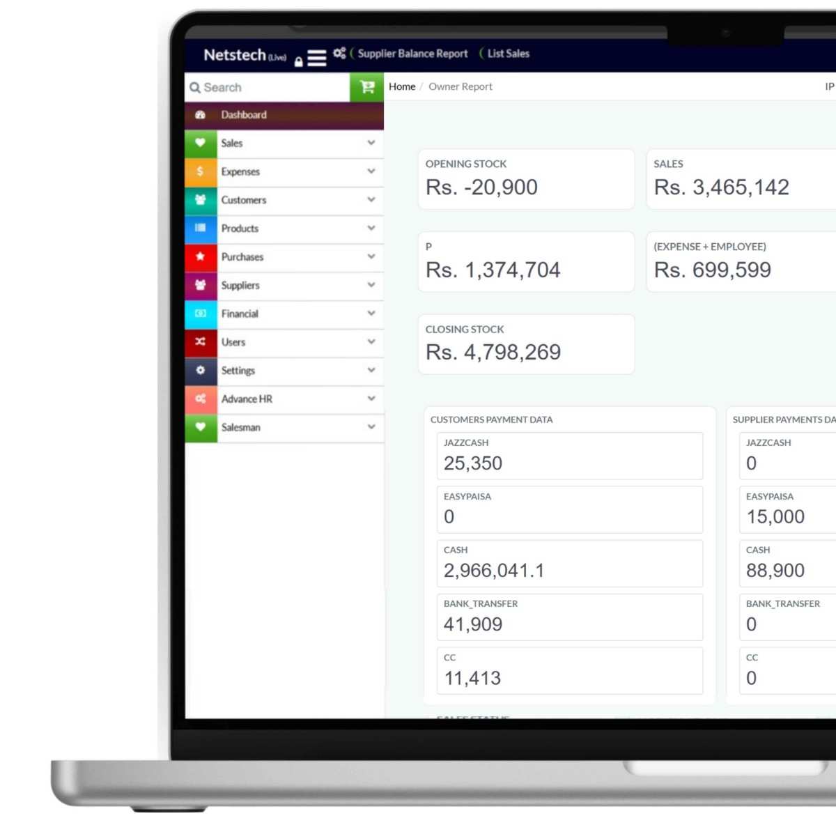 Cleaning services POS Management Software