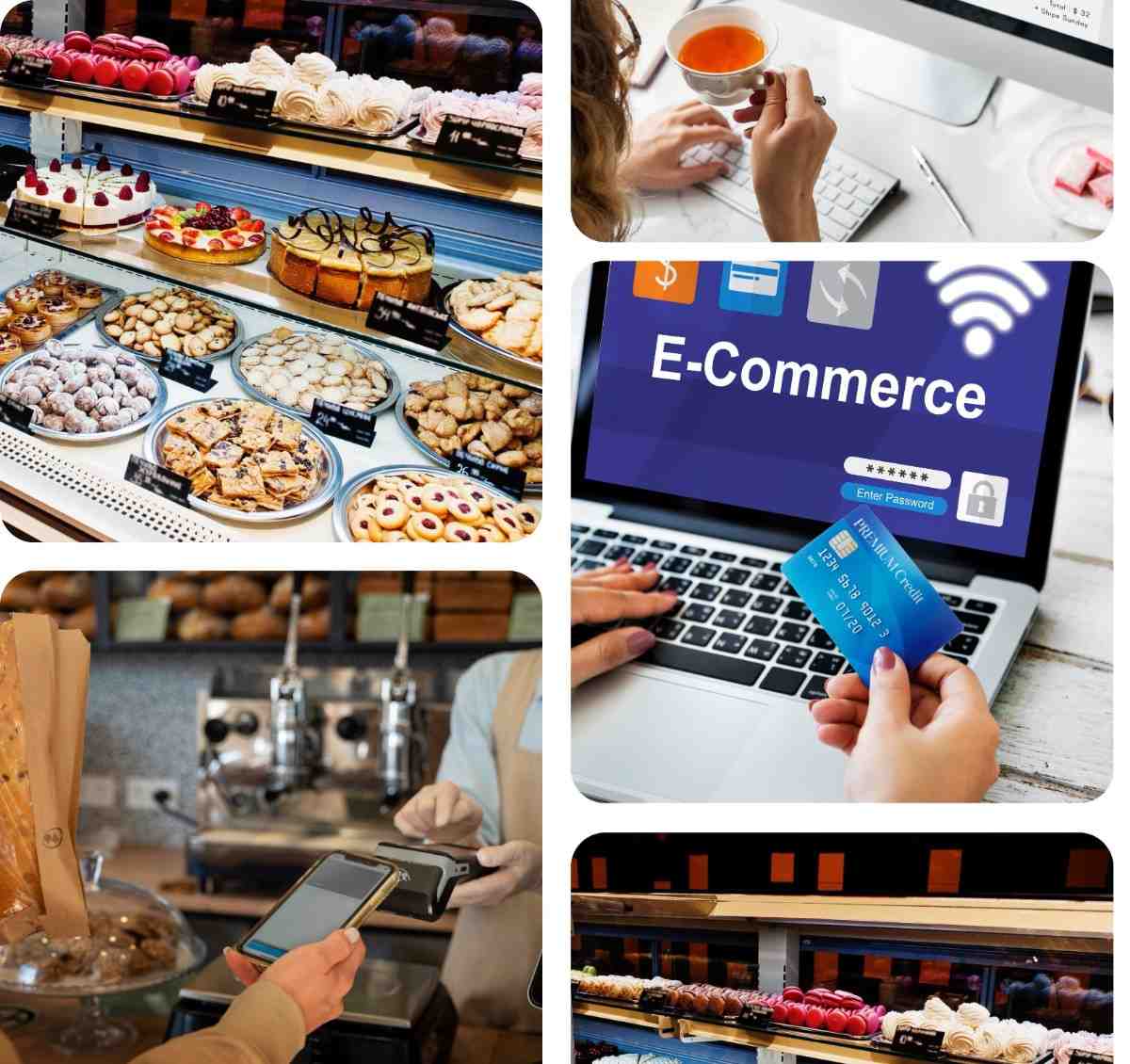 Ecommerce and tax integration for POS software for bakeries and sweet shops