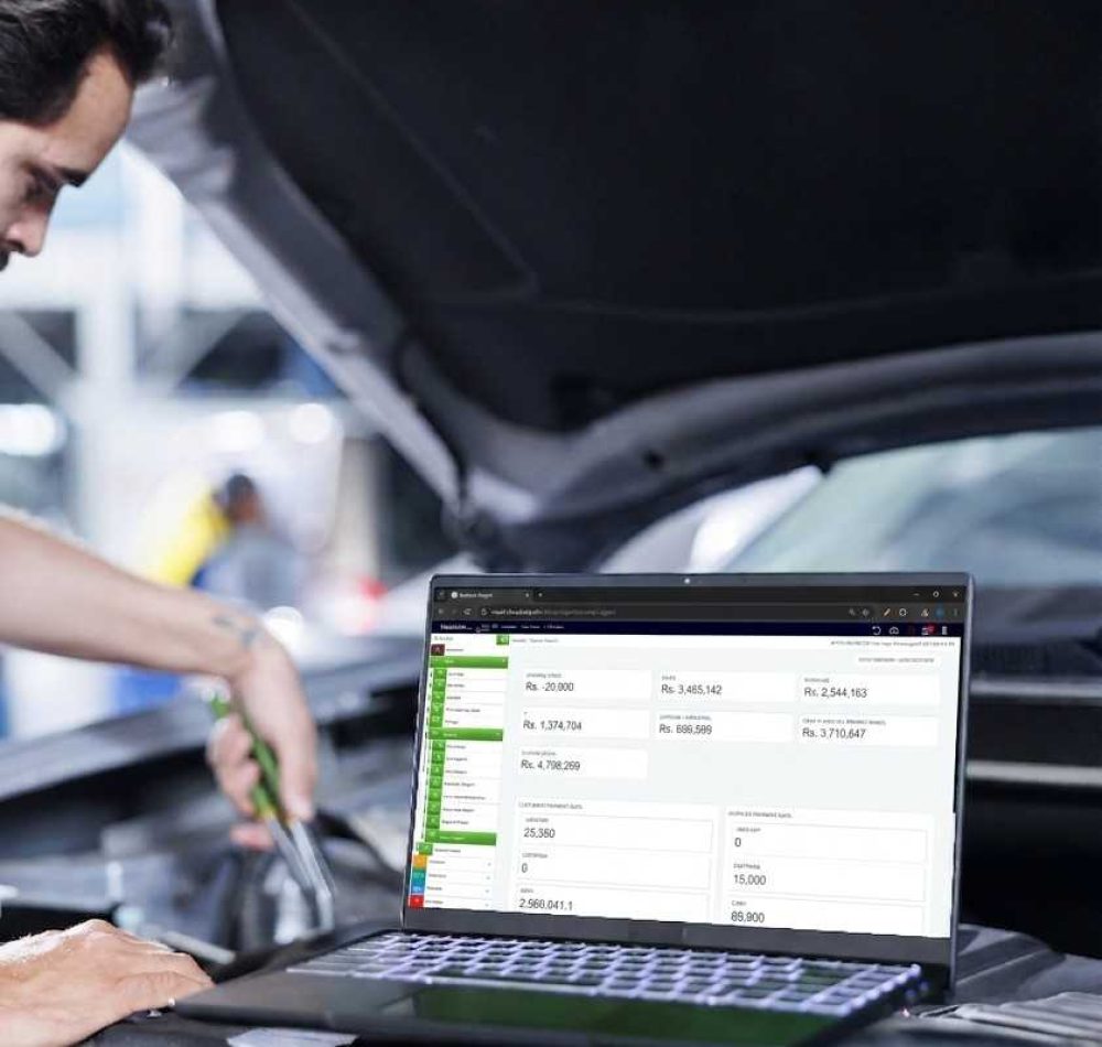 Electronic repair shop management system